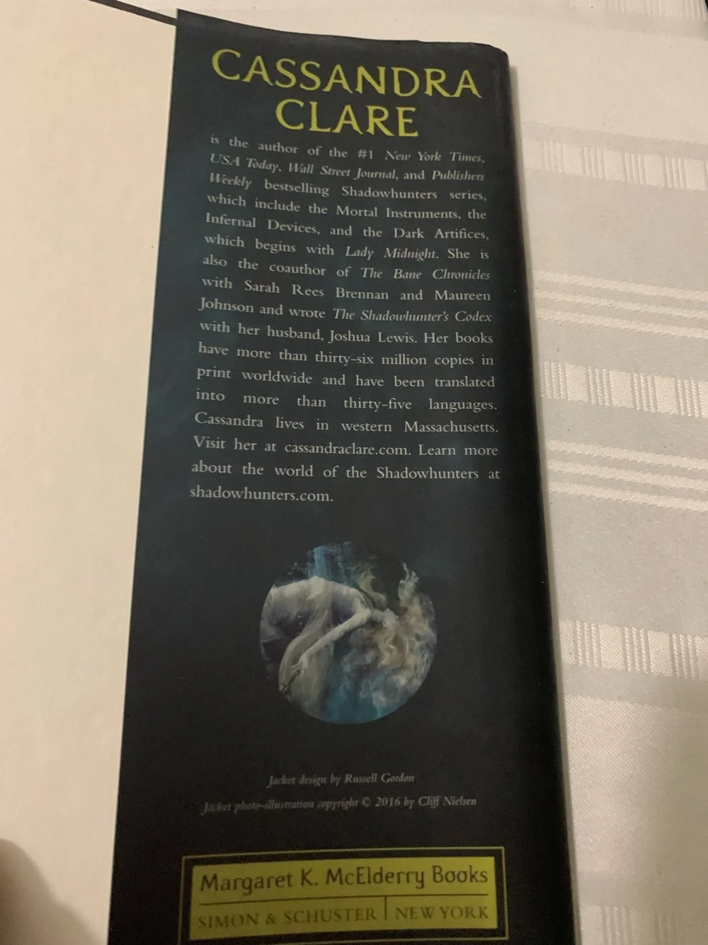 Lady Midnight — Blue Hardcover Decorative Book by Cassandra Clare